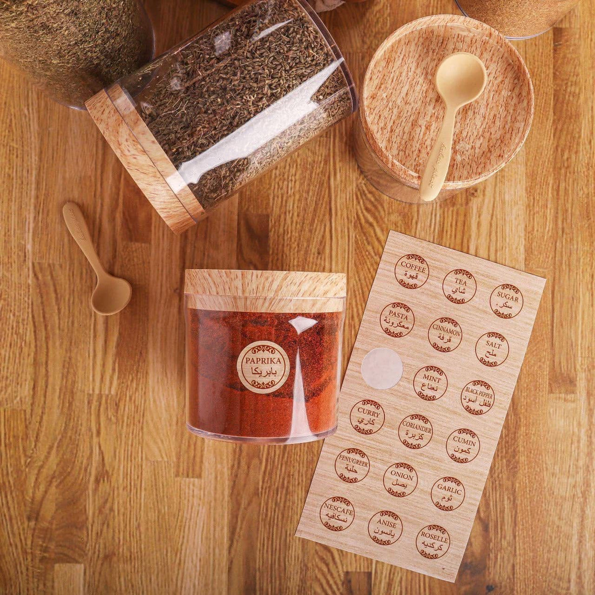 Lo2ta No. 14 : Tulip 3-Piece Storage Set + GIFT Sticker labels