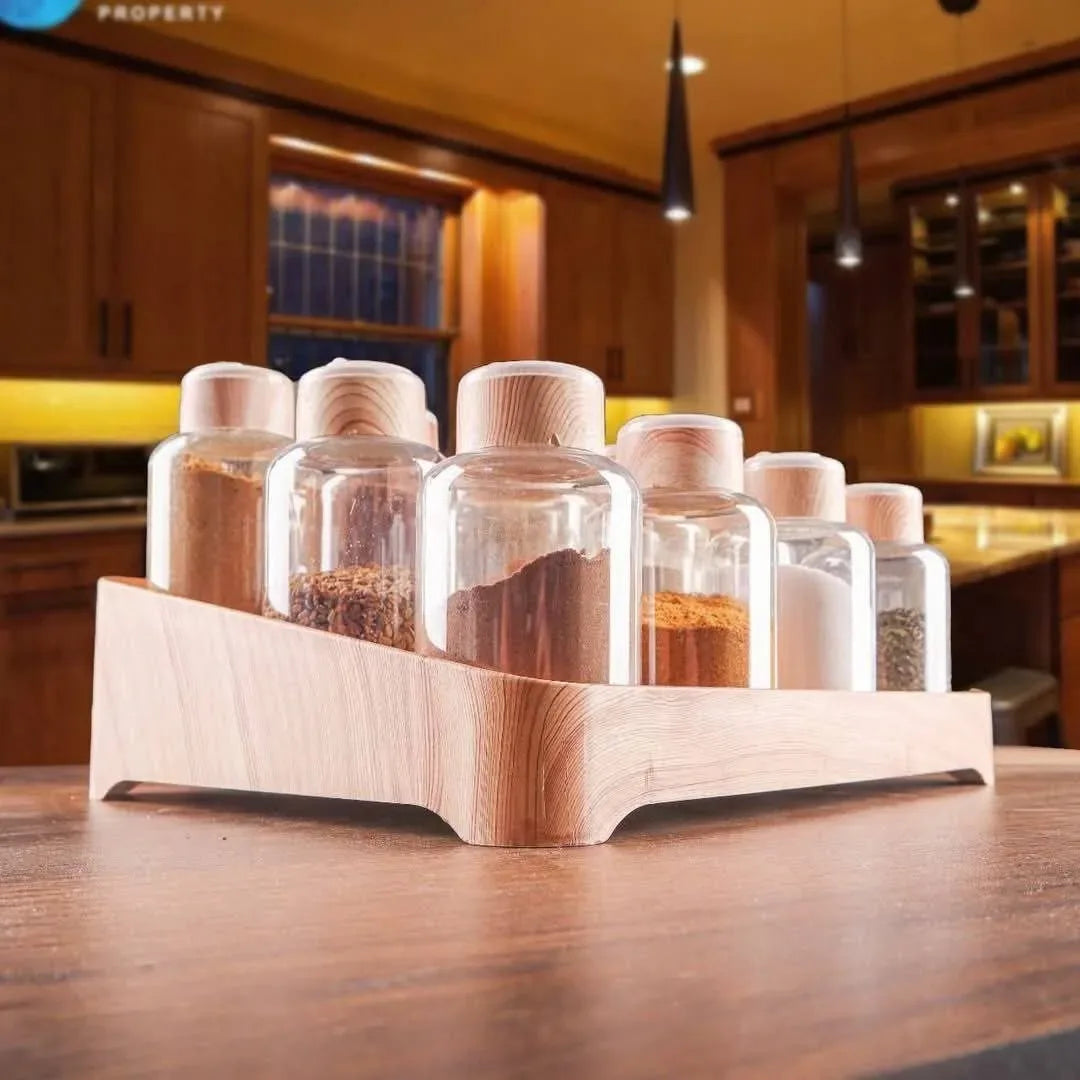 Lo2ta No. 3 : 12-Piece Spice Organizer Rack