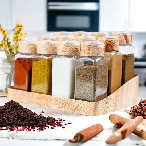Lo2ta No. 3 : 12-Piece Spice Organizer Rack