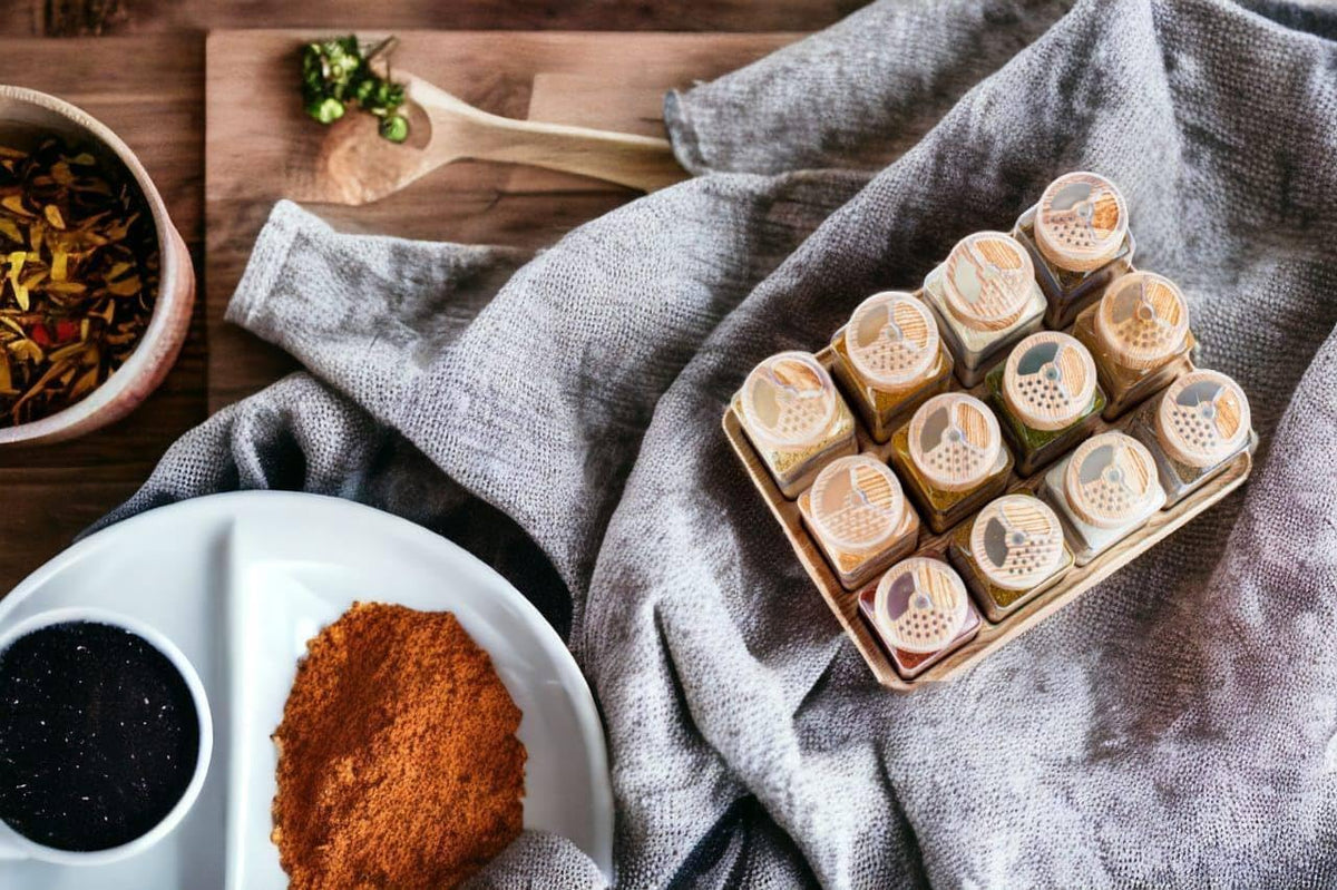 Lo2ta No. 3 : 12-Piece Spice Organizer Rack