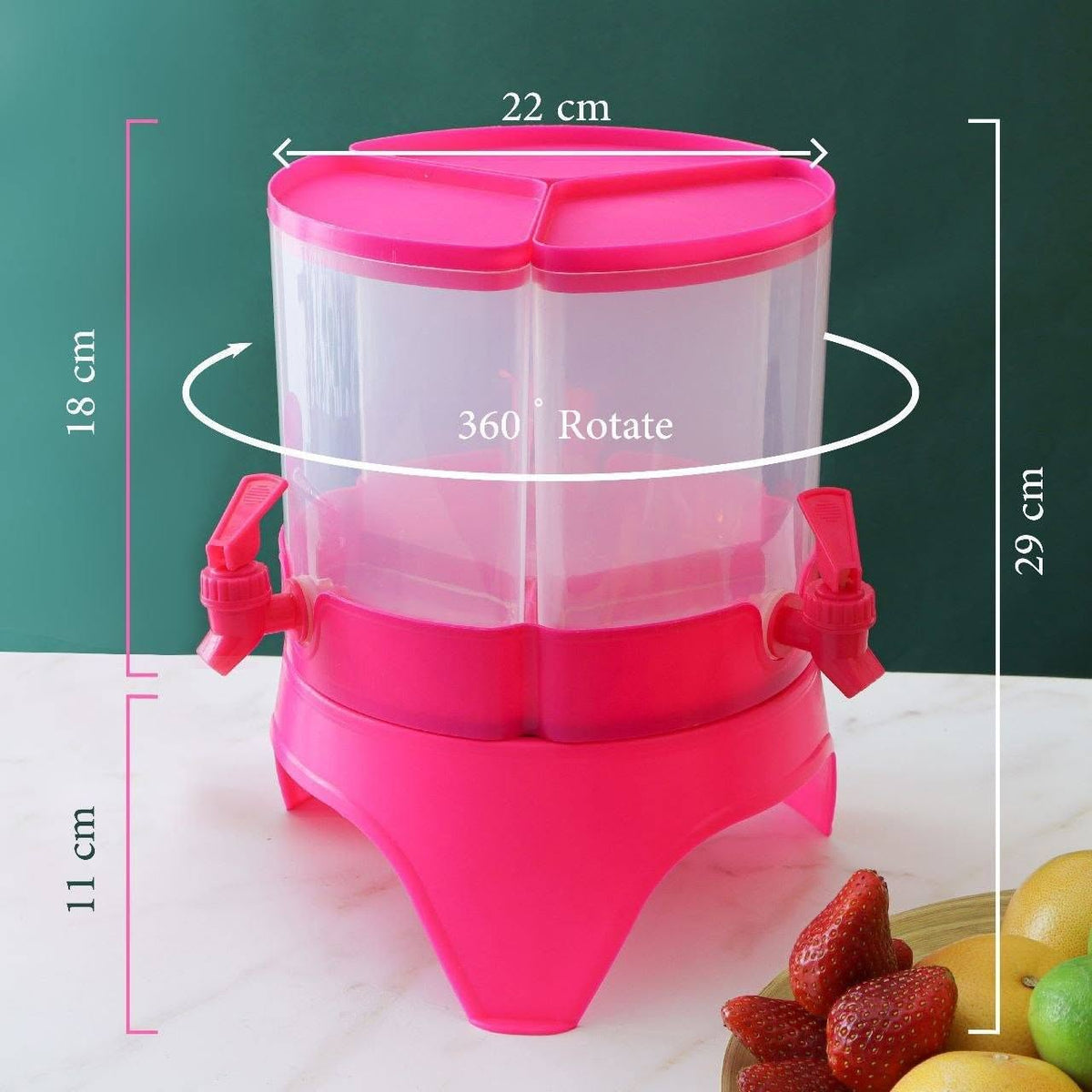 Lo2ta No. 6 : Floria 3-Compartment Juice Dispenser