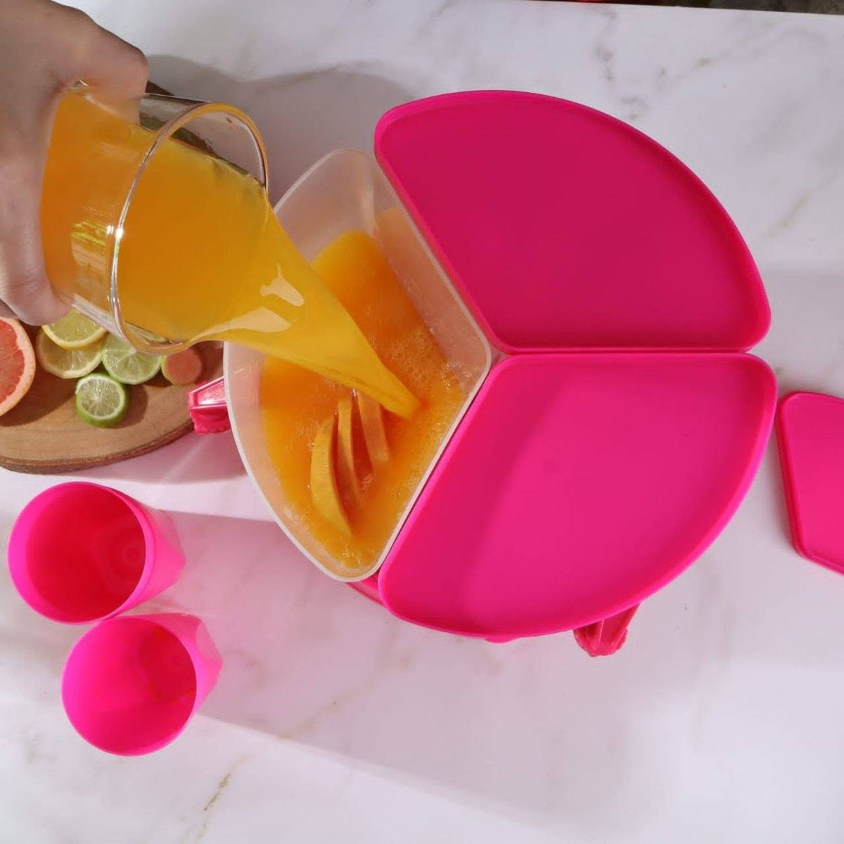 Lo2ta No. 6 : Floria 3-Compartment Juice Dispenser