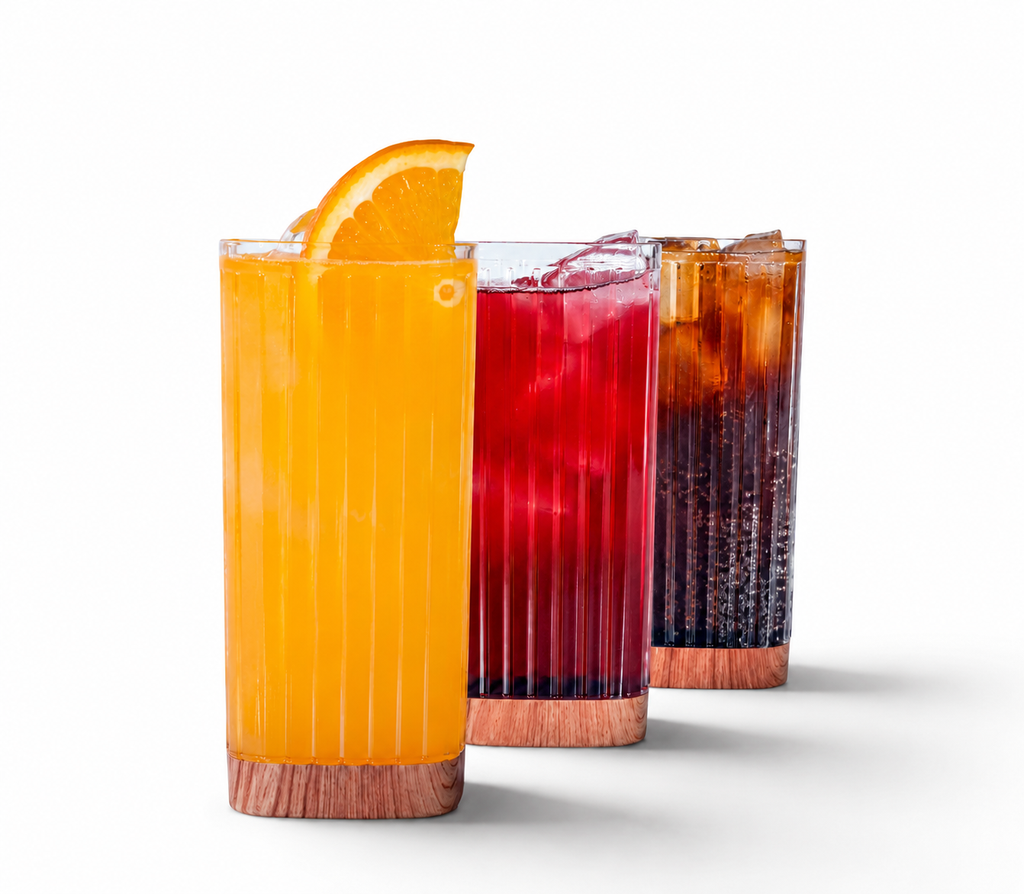 Lo2ta No. 12 : Square Acrylic Cup 3-Piece Set