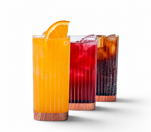 Lo2ta No. 12 : Square Acrylic Cup 3-Piece Set