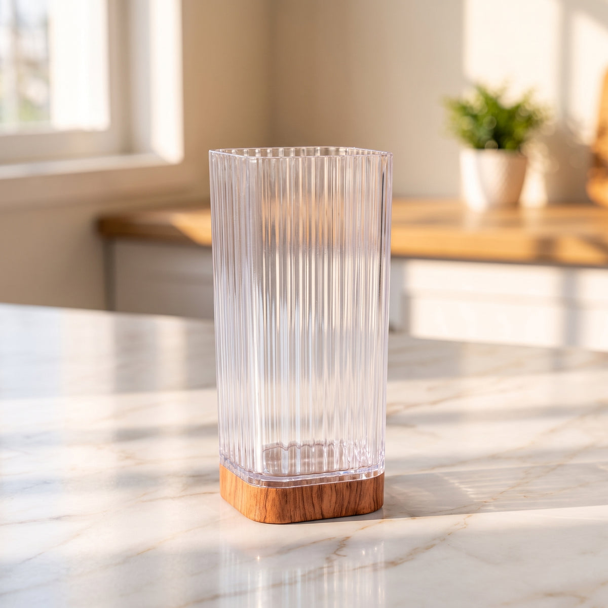 Lo2ta No. 12 : Square Acrylic Cup 3-Piece Set