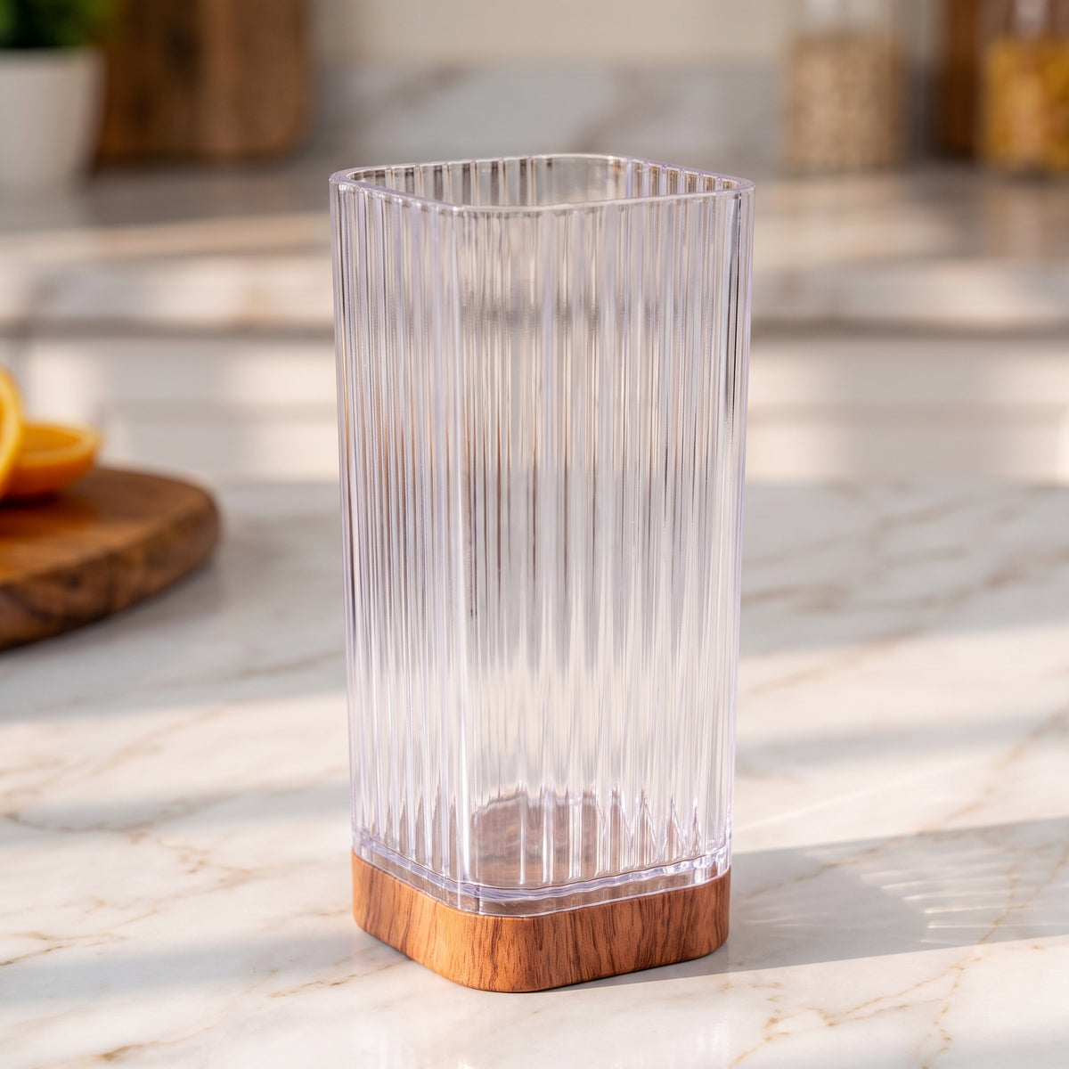 Lo2ta No. 12 : Square Acrylic Cup 3-Piece Set