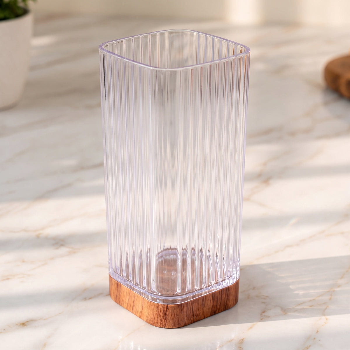 Lo2ta No. 12 : Square Acrylic Cup 3-Piece Set